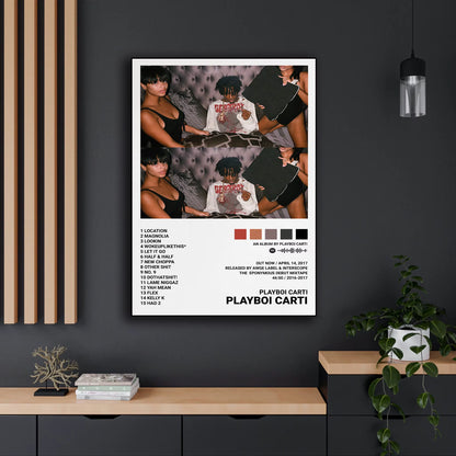 Hip Hop Rapper Playboi Carti Music Album Die Lit Cover Canvas Painting Print Posters for Room Wall Art Home Decor Picture Gift
