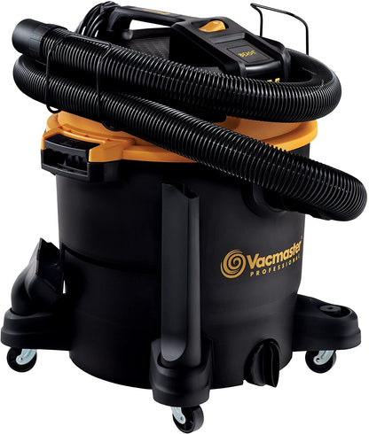 Vacmaster Professional - Professional Wet/Dry Vac, 12 Gallon, Beast Series, 5.5 HP 2-1/2" Hose (VJH1211PF0201) , Black