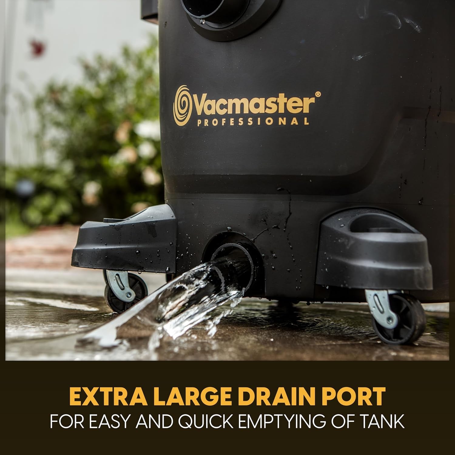 Vacmaster Professional - Professional Wet/Dry Vac, 12 Gallon, Beast Series, 5.5 HP 2-1/2" Hose (VJH1211PF0201) , Black