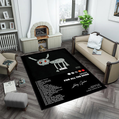 Drake Album Cover Rug, Album Cover Rug, Indoor Rug, Area Rugs, Living Room Rugs, Album Cover Poster,Drake Track List,Music Poster,Music Rugs