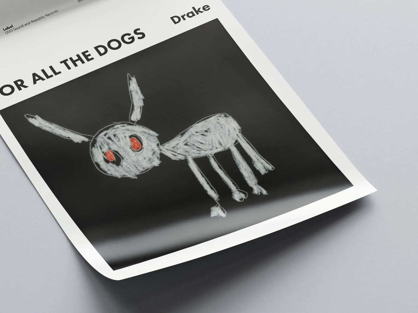 Drake Digital Poster Set - Views Album Cover - Printable Drake Album - Drake Poster Scorpion Print - for All the Dogs Poster - Gift for Him