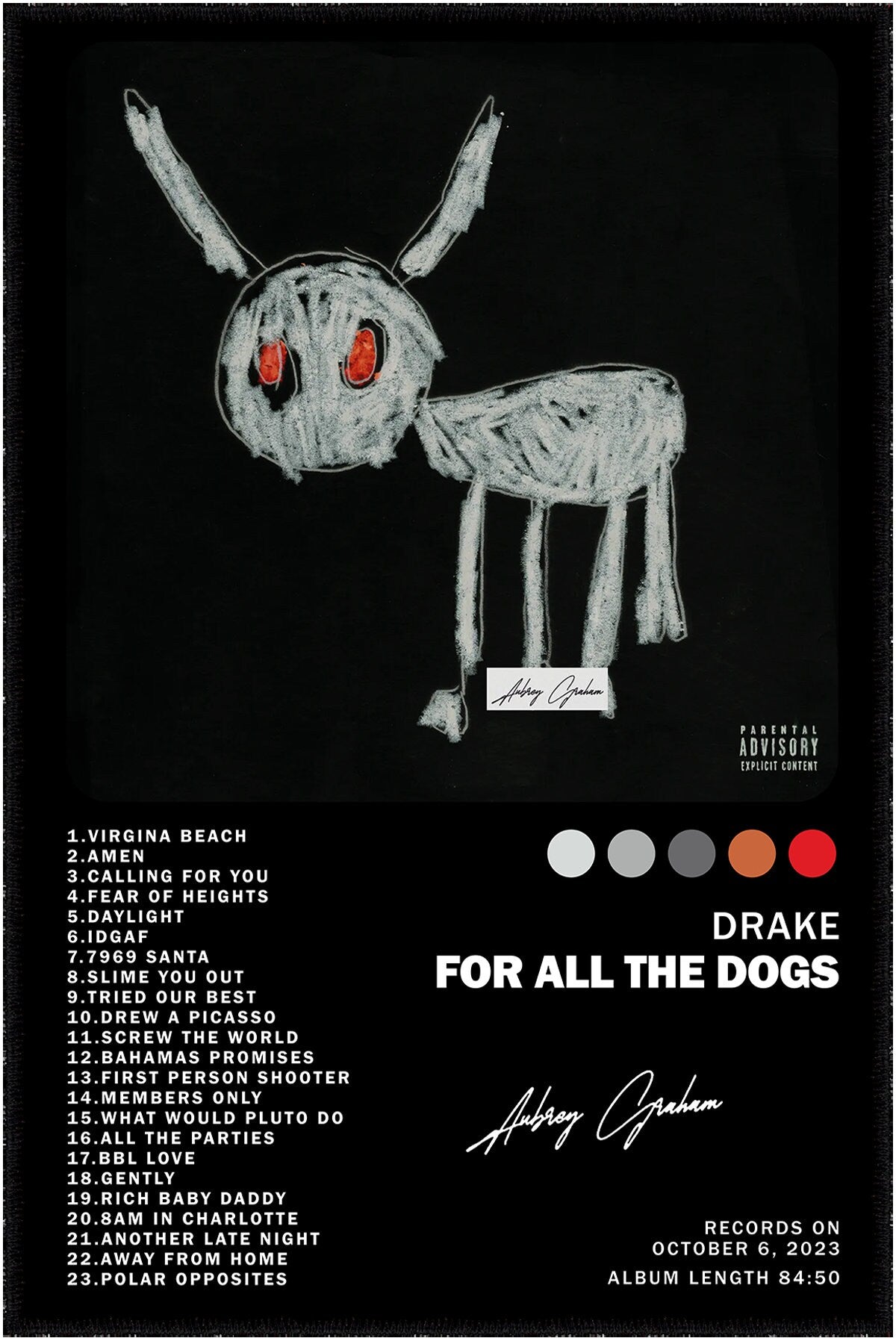 Drake Album Cover Rug, Album Cover Rug, Indoor Rug, Area Rugs, Living Room Rugs, Album Cover Poster,Drake Track List,Music Poster,Music Rugs