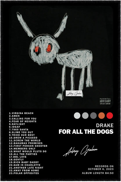 Drake Album Cover Rug, Album Cover Rug, Indoor Rug, Area Rugs, Living Room Rugs, Album Cover Poster,Drake Track List,Music Poster,Music Rugs