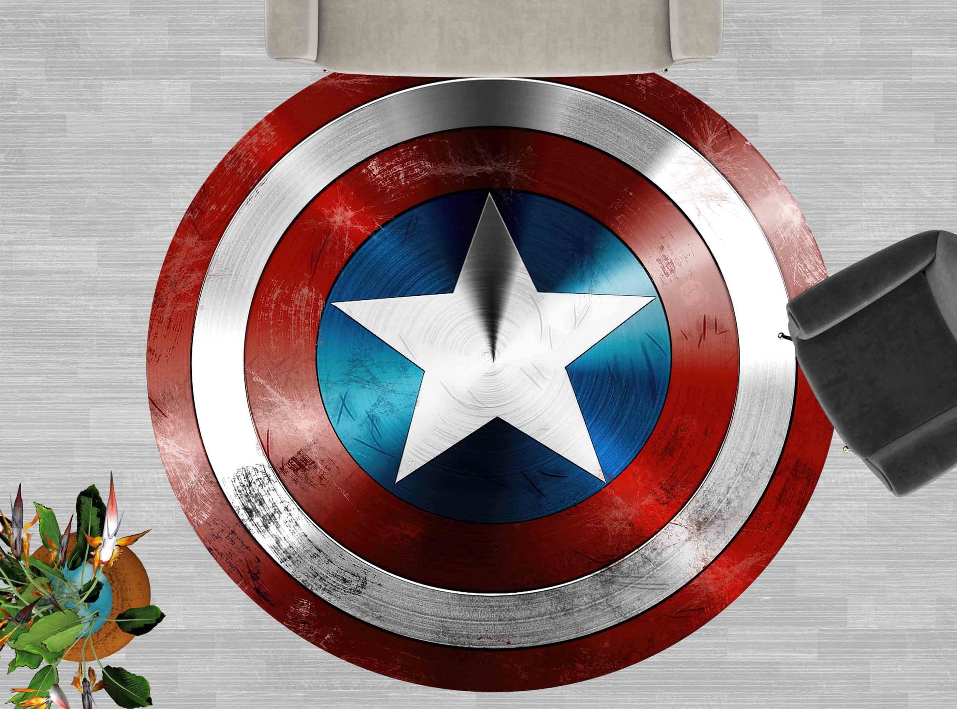 Gift Rug, Pet Friendly Rug, Car Mat, Housewarming Gift, Modern Rug, Captain America Rugs, America Rugs, Entry Rug, Indoor Rug, Home Decor,