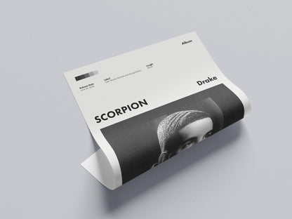 Drake Digital Poster Set - Views Album Cover - Printable Drake Album - Drake Poster Scorpion Print - for All the Dogs Poster - Gift for Him